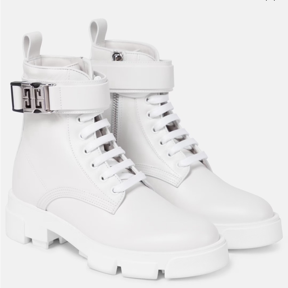 Brand new never worn Givenchy Terra boot in white